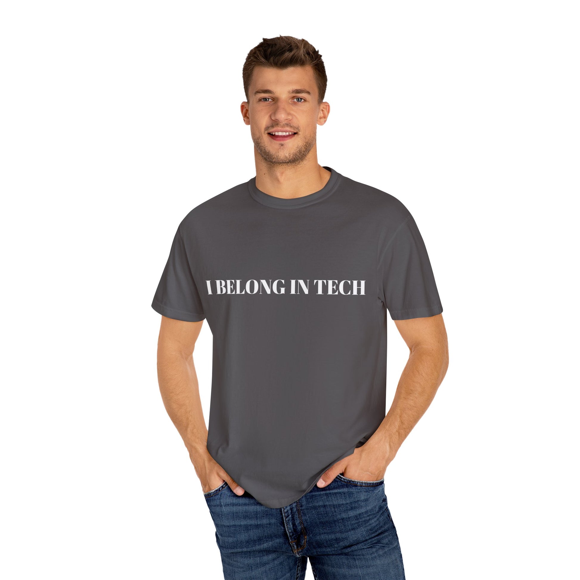 Tech Pride T-Shirt, Empowering Tee for Tech Lovers, Gift for Programmers, Casual Wear, Affirmation Apparel